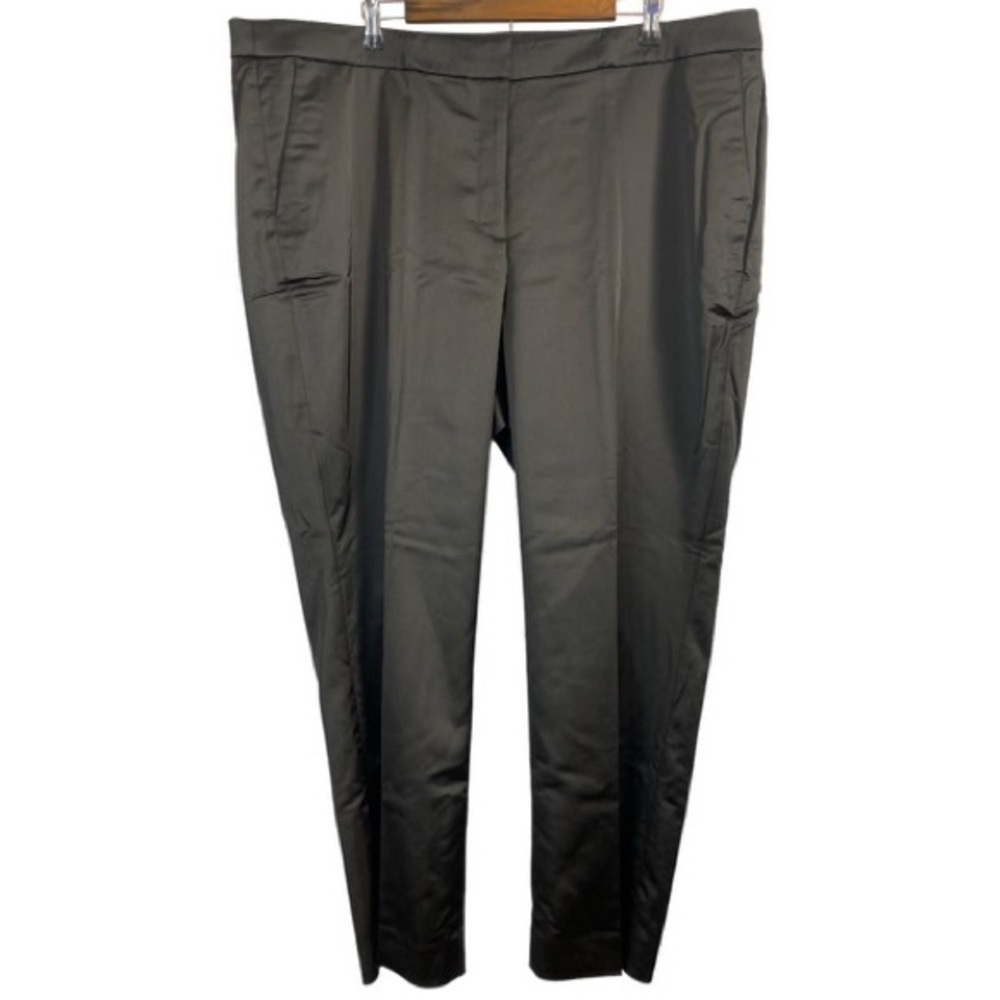 J.Crew Collection Kate Straight-leg Pant Structured Satin Size 22 NWT